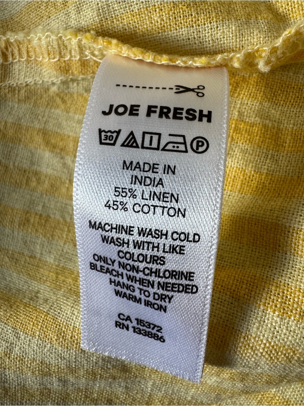 NWT Joe Fresh x Jillian Harris Linen Cotton Dress Size M - Picture 10 of 11